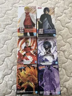 ナルトフィギュア4種×2セット ナルト サスケ 疾風伝 須佐能乎 九喇嘛
