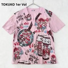 TOKUKO 1er Vol カットソー リオデジャネイロ 派手 希少 Mピンク