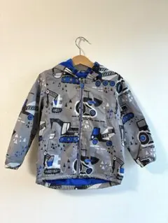 NEXT ネクスト　くるま柄　フード　アウター　ウインドブレーカー　マウンテン