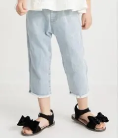 パンツ 裾フリンジクロップド パンツのサムネイル
