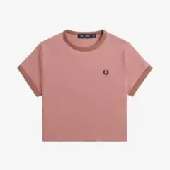 ☆未使用☆ フレッドペリー Cropped Ringer T-Shirt ピンクのサムネイル