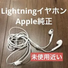 【動作確認済】正規品有線イヤホン LightningライトニングApple 純正