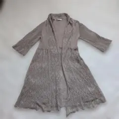 Bou Jeloud 　レース　ロングカーディガン 五分袖