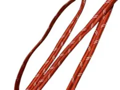 【美品】レディース 着物用小物 帯締め オレンジ色・朱色