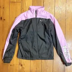 PUMA ジップアップジャケット 160 黒・ピンク