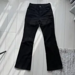 GU スリムフレアジーンズ丈長め Sサイズ