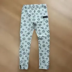 KP キッズ スパッツ レギンス 花柄 グレー