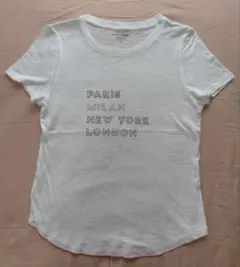 【最終値下げ】Banana Republic ロゴTシャツ ホワイト XSのサムネイル