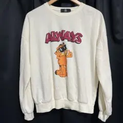 FRMD韓国製　ガーフィールド プリント クルーネックスウェット　Freeサイズ