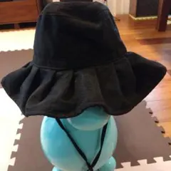 メッシュ ブラック アウトドアハットのサムネイル