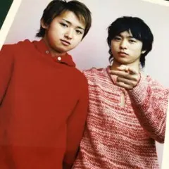 《嵐☆大野智&櫻井翔☆お山☆嵐ロゴ☆公式写真》