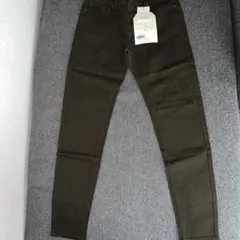 【新品タグ付】アンティカ antiqua ストレッチ スキニーパンツ L カーキのサムネイル