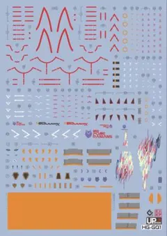 HG 1/144 GQuuuuuuX ジークアクス用水転写式デカール