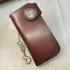 トラッカーウォレット ハンドメイド たつのハンドワックス - メルカリ