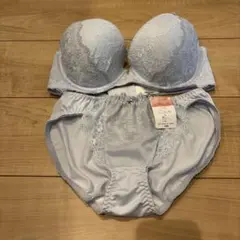 Pan Cute ブラジャーショーツセット F75 L ライトブルーのサムネイル