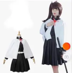 【近々処分予定】栗花落カナヲ Lサイズ コスプレ衣装 大人用　ウィッグ無し