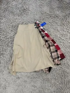 バーバリー　フレアースカート