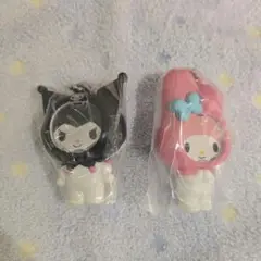 サンリオキャラクターズ フォトフレームマスコット マイメロディ＆クロミ