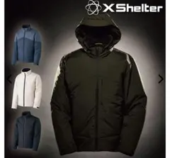 ワークマン　エックスシェルター　断熱α ウォームジャケット　ブラック　L L