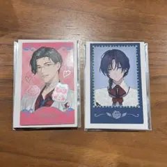 にじさんじ Rose Valentine チェキ風カード 五木左京 花籠翼