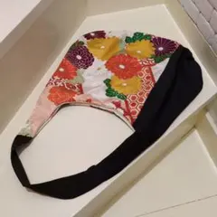 KASEI ユニセックス 小サメ 6+ ショルダーバッグ 着物生地 和柄 セット 