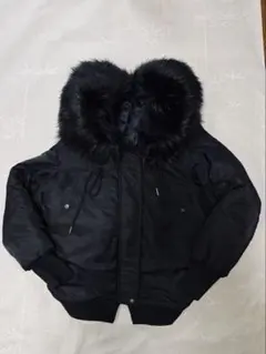 birthday bash ブルゾン　ファー付き　ブラック　S