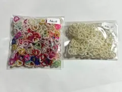 【No.10〜11】大容量デコパーツ　ハート　ネイルパーツ