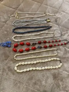 ビーズネックレスセット 多彩なデザイン