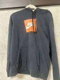 NIKE ダークグレー フード付きパーカー M