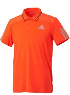 アディダス　テニスシャツ　オレンジ　美品　メンズLサイズ