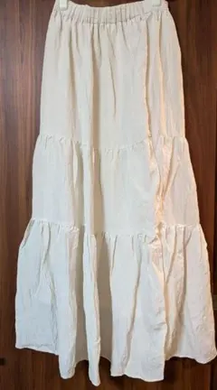 【新品】Discoat サテンワッシャーボリュームティアードスカート