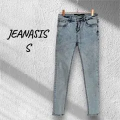 JEANASIS スキニーデニム S 細身 スリムパンツ ストレッチ 色落ち