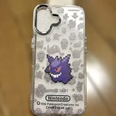 ポケモン ゲンガー iPhone17ケース ドット絵　ゲンガーメイン