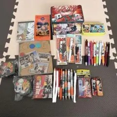 僕のヒーローアカデミア　爆豪勝己ボールペン　シャープペン　文具まとめ売り　缶付