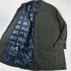 ✨極美品 モンベル 希少カラー 2way ダウン ステンカラーコート 撥水 XL