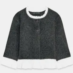 ZARA ポプリンコンビニットジャケット　Mサイズ ZARA ポプリンコンビニットジャケット M - メルカリ