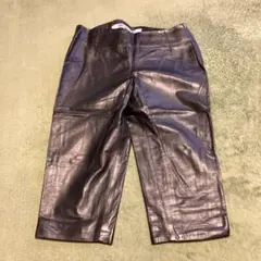 ダークビッケンバーグ　ハーフレザーパンツ　美品 DIRK BIKKEMBERGS - DIRK BIKKEMBERGS / ダークビッケンバーグ
