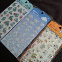 【未開封3点】サンリオキャラクターズ　ぷくっとシール