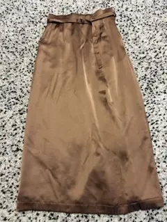 Ray BEAMS サテン　ロングスカート