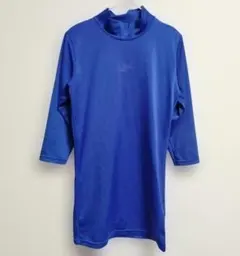 SSK　アンダーシャツ　七分袖　ハイネック　ロイヤルブルー　青　野球　160