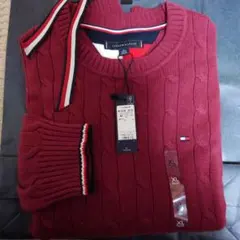 TOMMY HILFIGER ケーブルニット XL