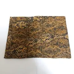 【期間限定出品】文庫本カバー　パイソン柄
