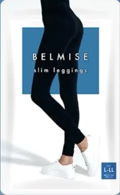 BELMISE ベルミス スリムレギンス ブラック L-LL