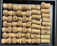 ワイン 天然　コルク　栓　 計38個 紅白 16個& スパークリング 22個