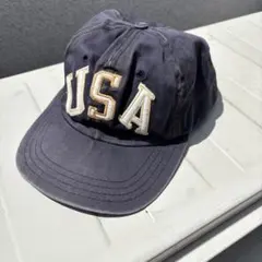 Polo Sport USA刺繍キャップ Mサイズ ネイビー