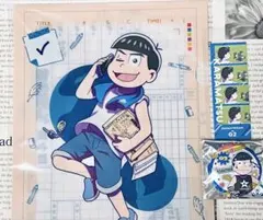 おそ松さん　カラ松　WEBくじ　缶バッジ　クリアファイル　他　まとめ売り