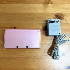 [動作確認済]ニンテンドー3DS ピンク 本体とACアダプター