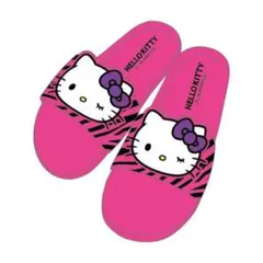 最安値 ハローキティ ゼブラ ピンク シャワーサンダル ギャルのサムネイル