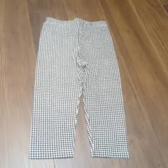 petit main ギンガムチェック 120 レギンス　7分丈