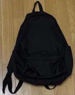 無印良品　MIJI 黒 シンプル　肩の負担を軽くする　撥水 リュックサック